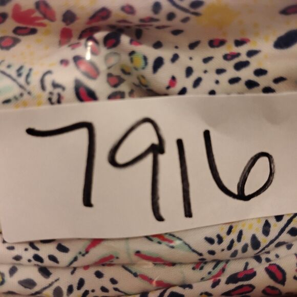 Cremieux shirt mens 3XB 3XL XXXL BIG white floral all over button short sleeve - Picture 7 of 7